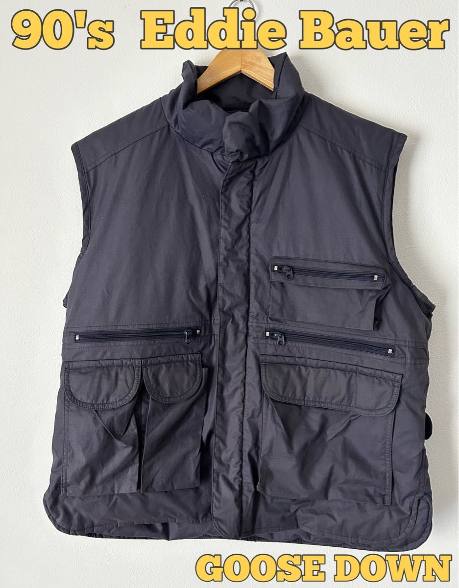 Eddie Bauer エディーバウアー ダウンベスト グースダウン