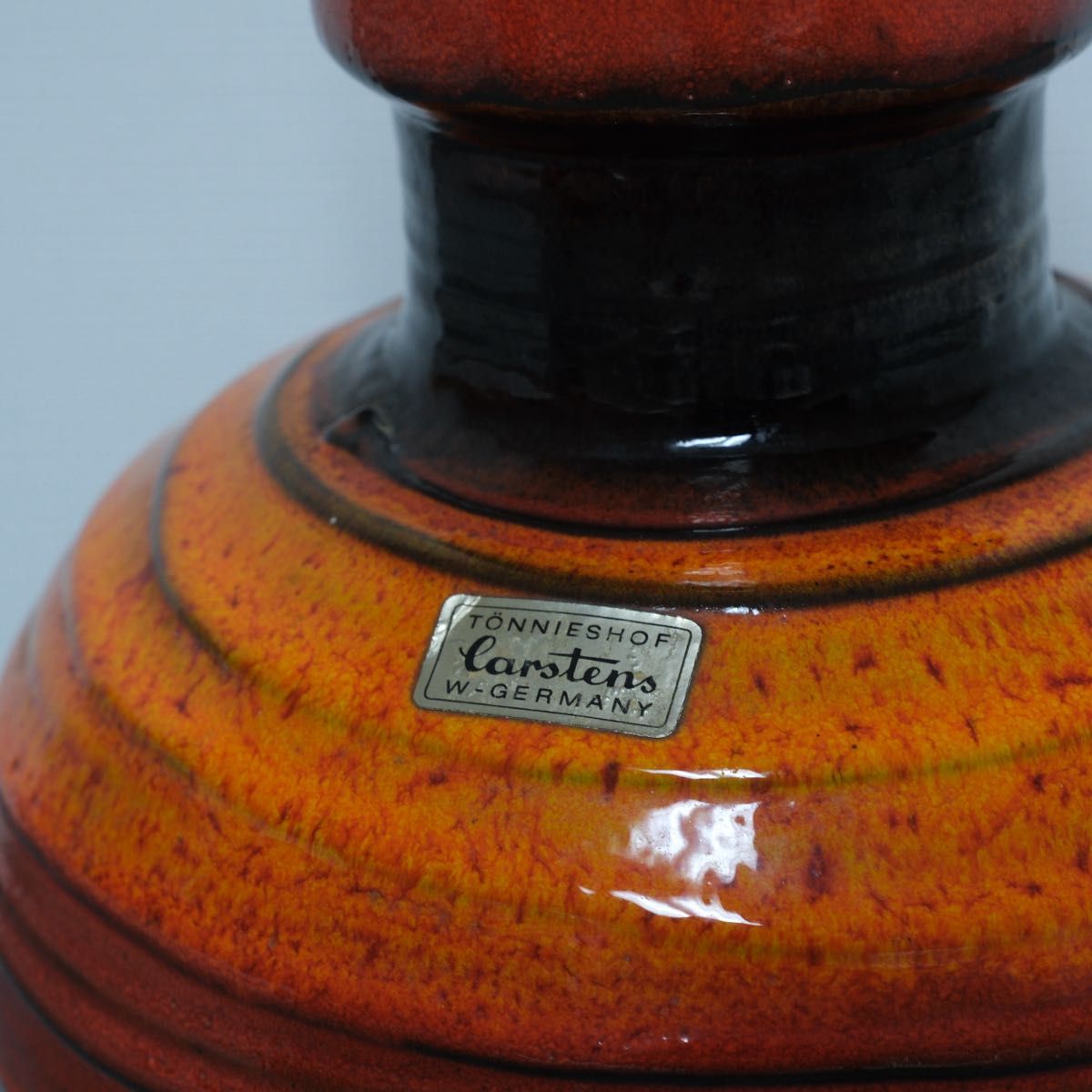 1960s 西ドイツ製 Fat Lava Carstens フラワーベース 花瓶 花器 陶器