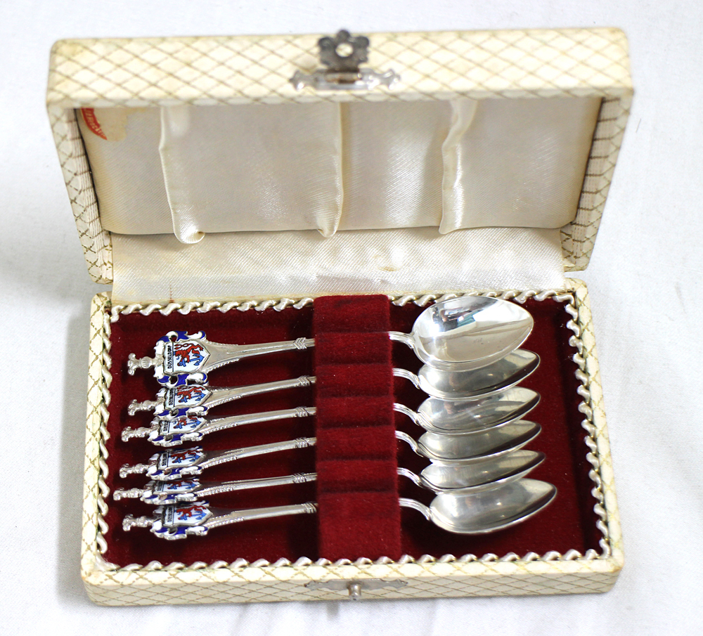 Dusseldorf Silver 800】ドイツ製 銀スプーン 6本セット シルバー