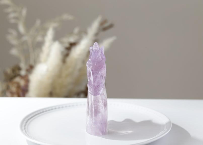 神の化身】ハイクオリティ アメジスト ユニコーン | Y.S.Y24