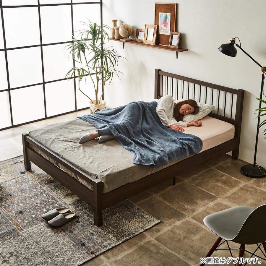 すのこベッド セミダブル 厚さ20cmポケットコイルマットレスセット