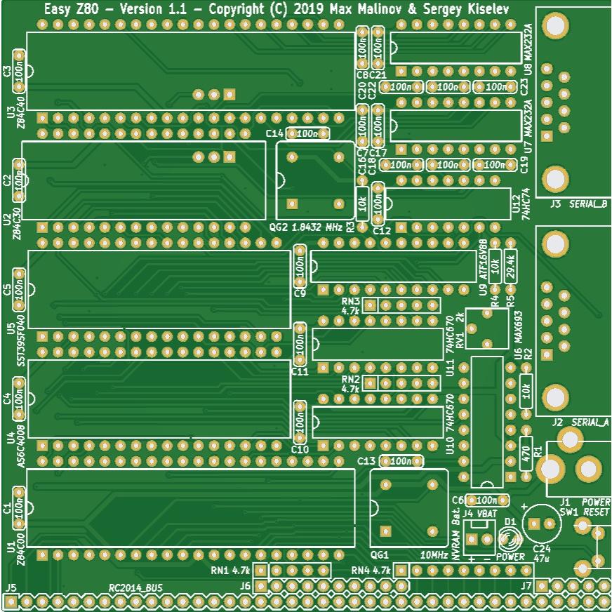 Easy Z80専用プリント基板 : オレンジピコショップ - 通販 - Yahoo
