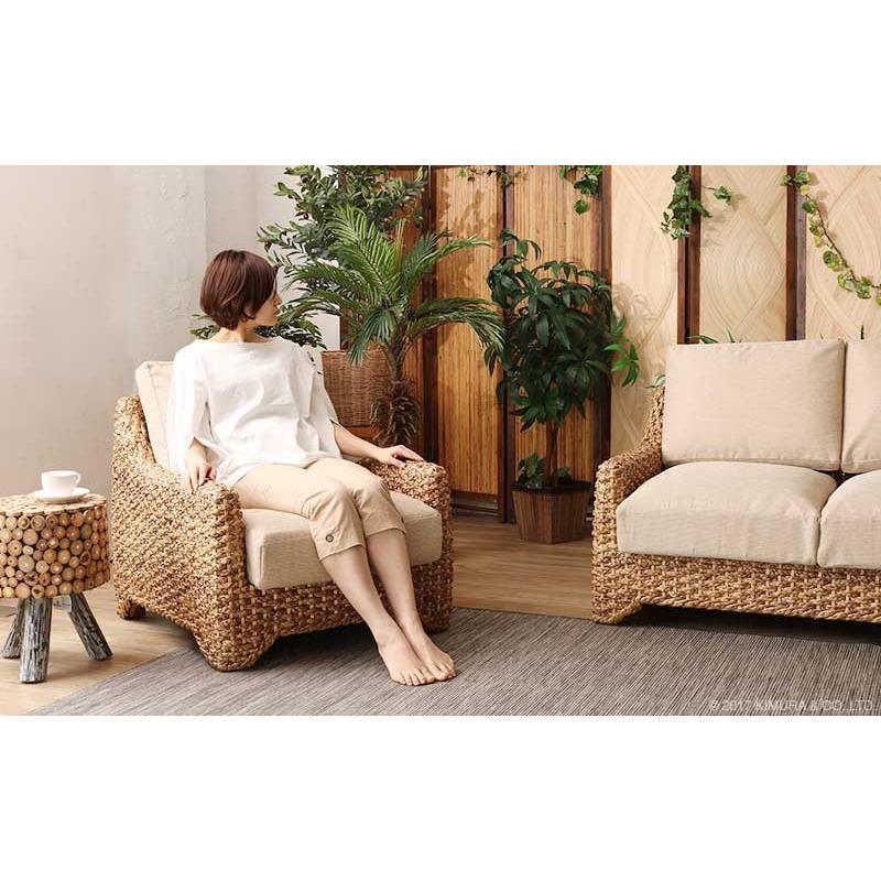 アジアン家具 ソファー 1人掛け 肘付き 椅子 チェアー おしゃれ