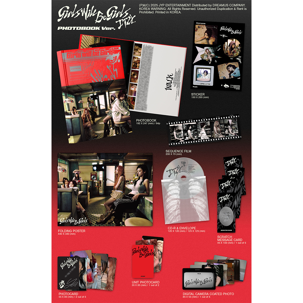 Girls Will Be Girls (PHOTOBOOK Ver.) - Itzy Official Store