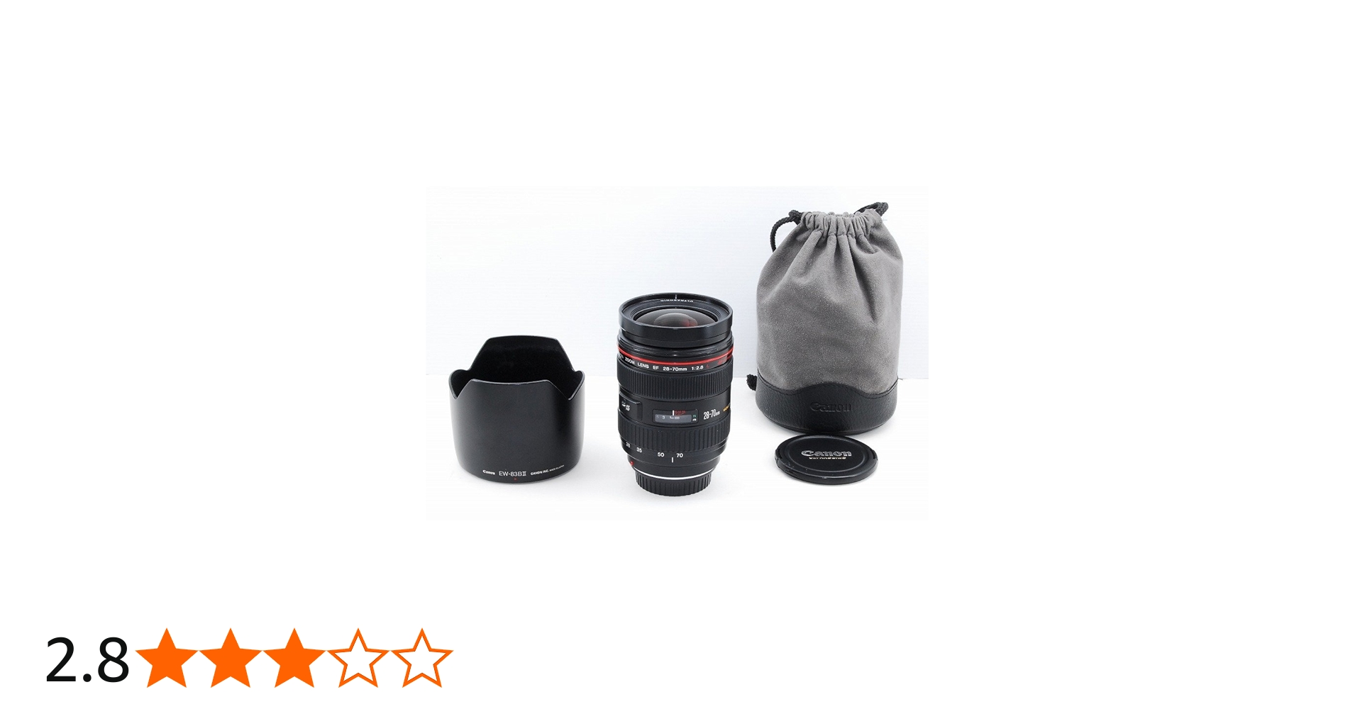Amazon.co.jp: キャノン Canon EF 28-70mm F2.8 L フード付 : 家電＆カメラ