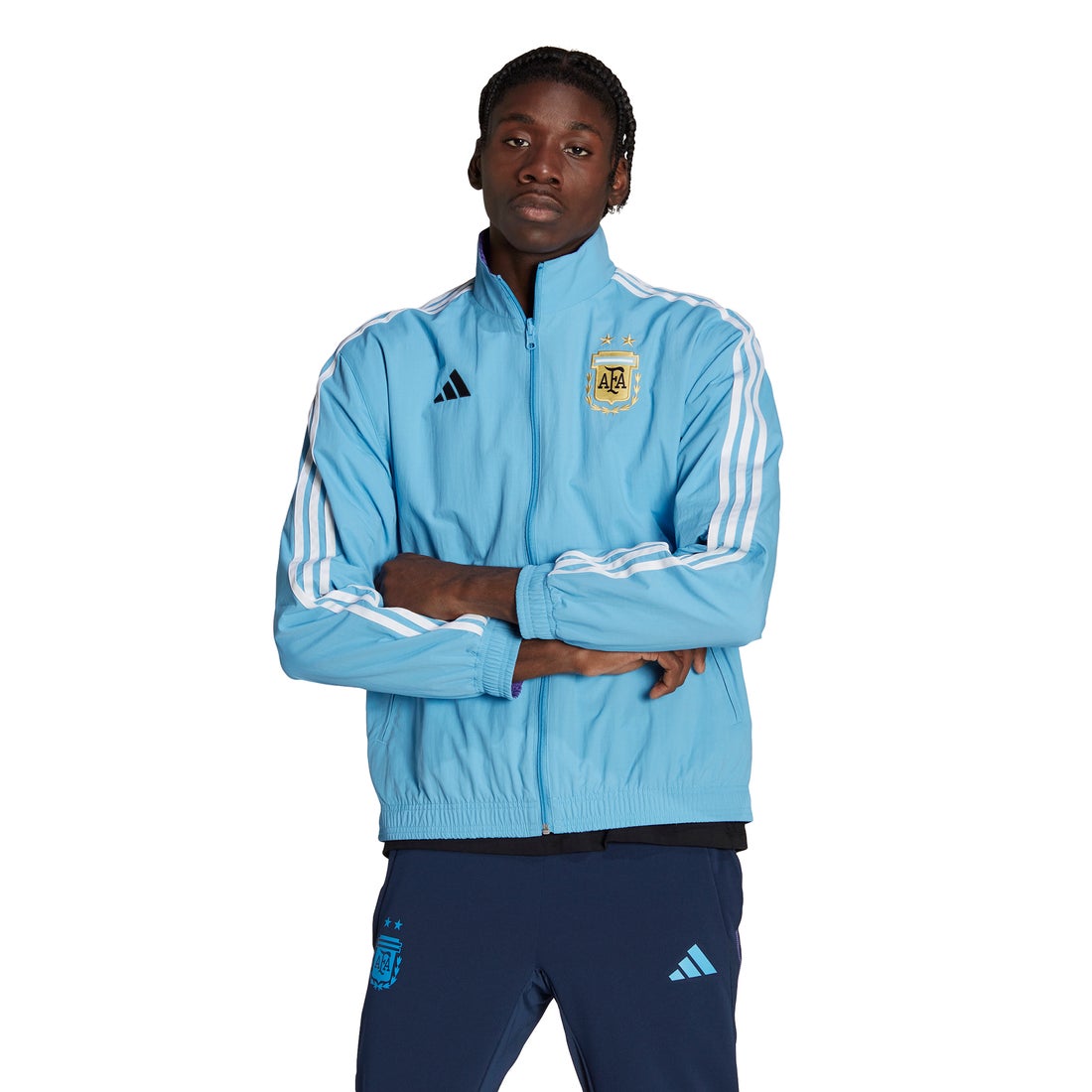 adidas アルゼンチン代表 2022 アンセムジャケット(ブルー) SV785