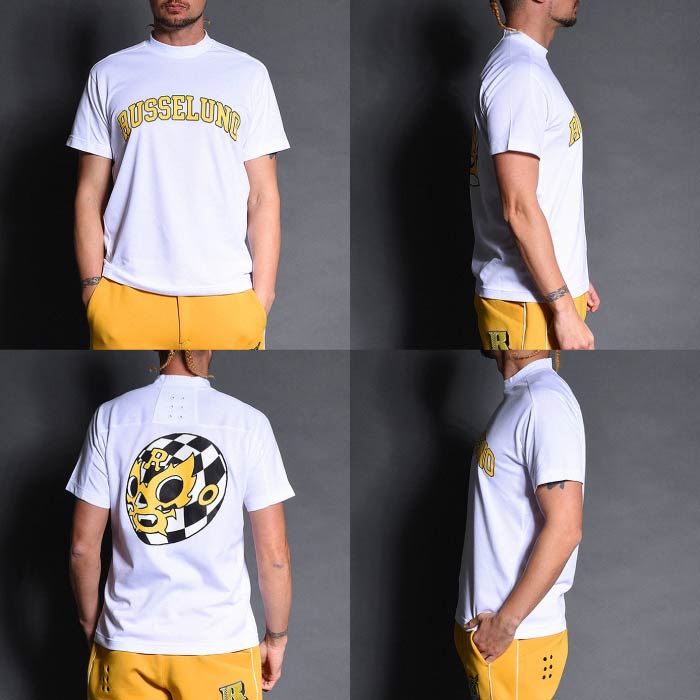 Russeluno ラッセルノ ゴルフウェア メンズ CHECKER LUCHA S/S