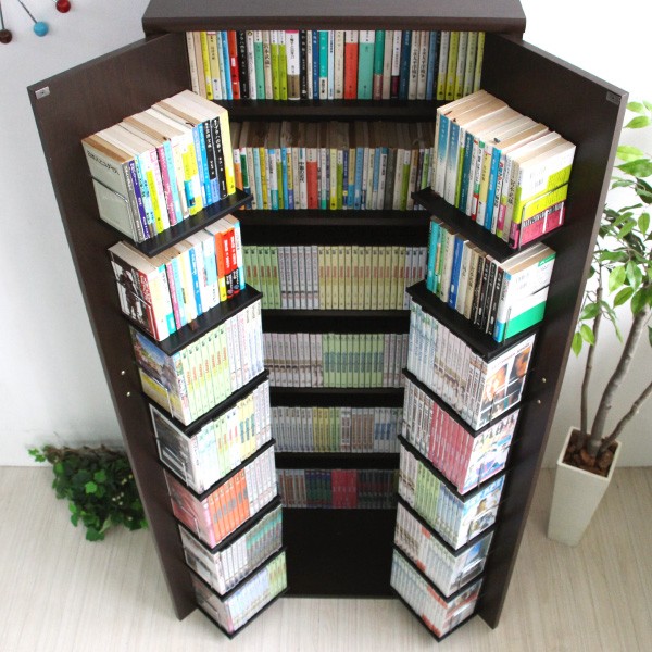 DVDで最大400収納可能 DVD CD コミック書棚 ストッカー 収納庫 本棚