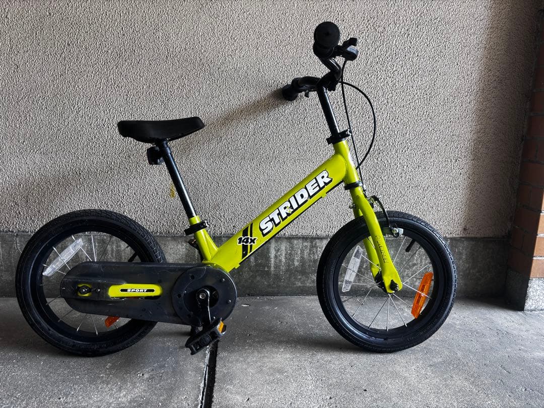 STRIDER 14インチ キッズバイク値下げしました STRIDER 14xストライダー 14X 14インチ スティールブルー 子供用自転車