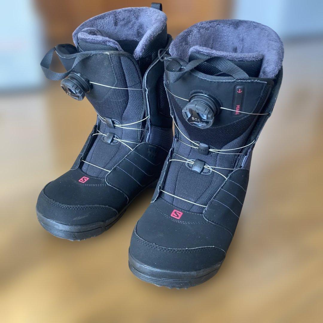 ほぼ新品サロモンSalomonスノーボードブーツBOAシステム SALOMON（サロモン） スノーボード ブーツ ボア システム TITAN BOA