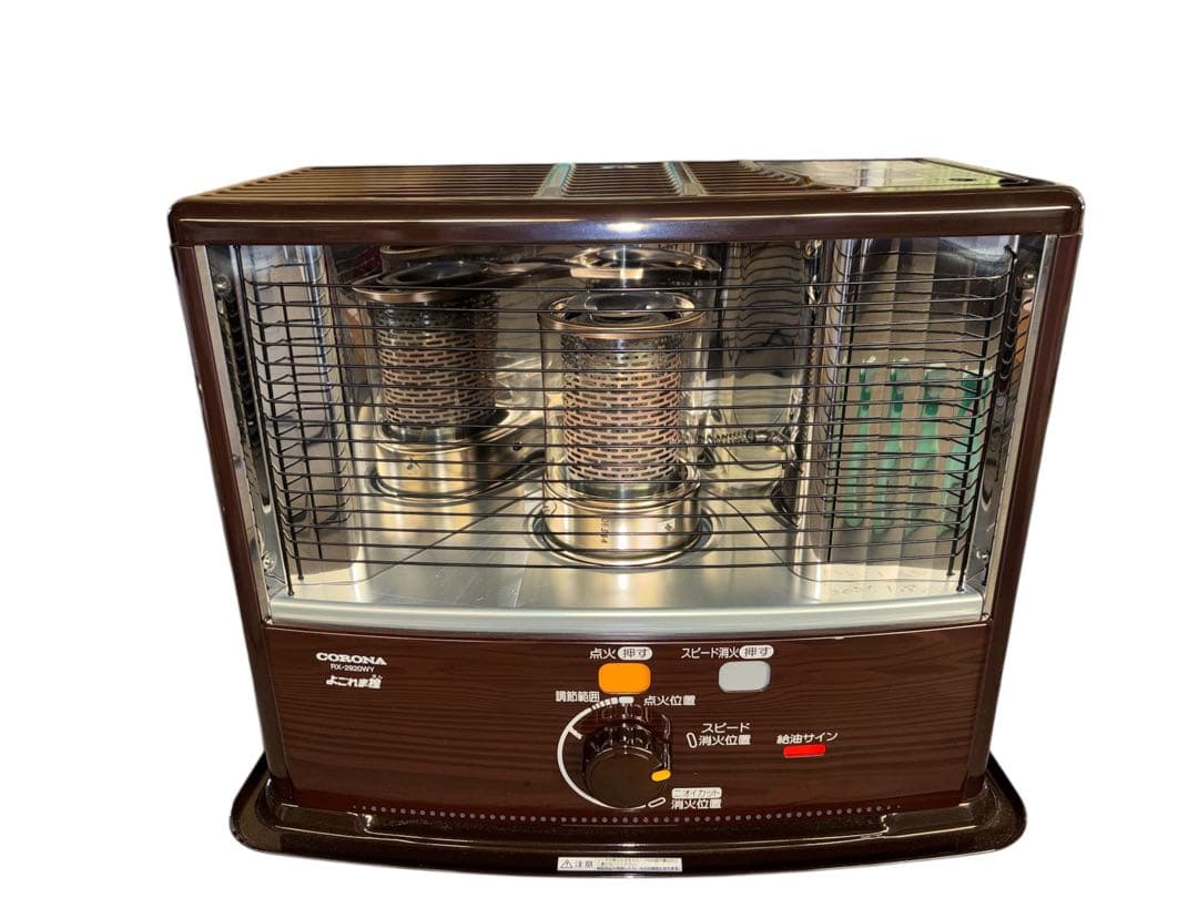 コロナ ストーブ 灯油 電池　よごれま栓RX-2920WY 美品 動作良好 石油ストーブ ストーブ CORONA コロナ 日本製 よごれま栓 RX-2912WY