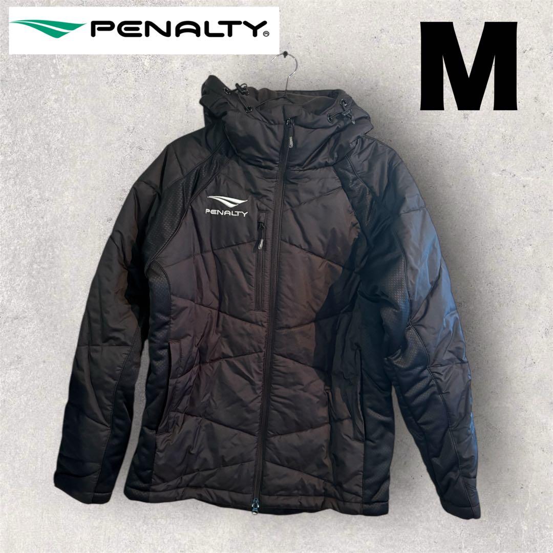 ペナルティ ハーフコートフットサル サッカー　ウェア ジャケット M ブラック PENALTY ペナルティ プロ・ウォーマーハーフコート(ブラック) POF4506