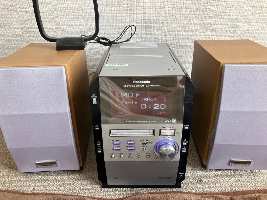 パナソニックコンポ　Panasonic SA-PM700MD CD・MD Amazon.co.jp: Panasonic パナソニック SA-PM700MD-K ブラック MD