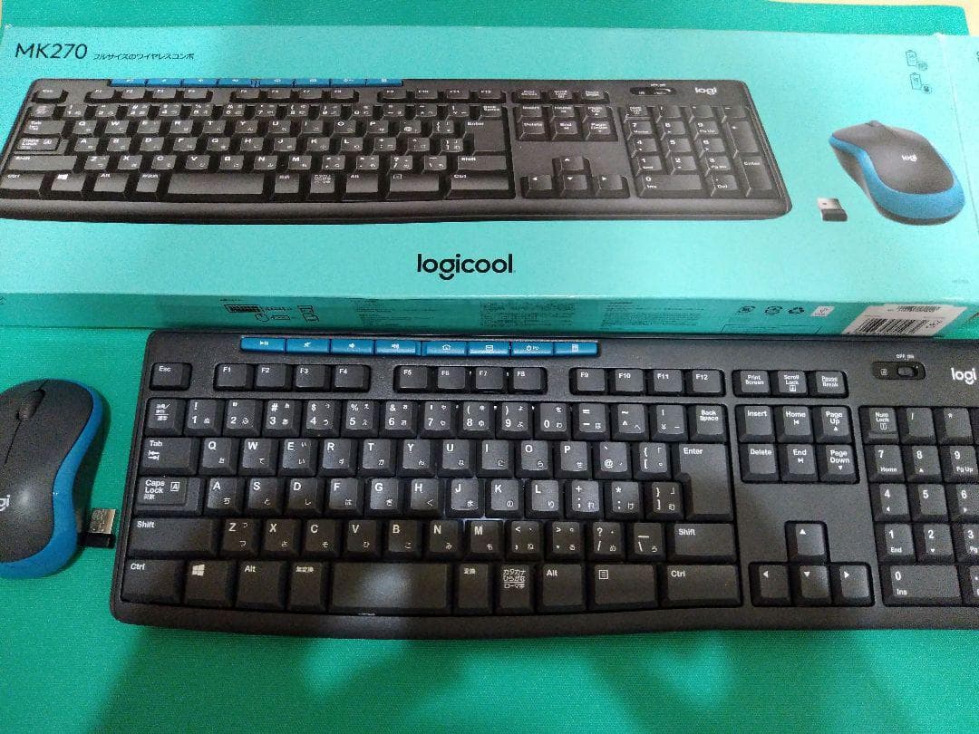 ジャンク　ロジクール MK270 ワイヤレスキーボードとマウスセット Amazon | Logitech MK270 ワイヤレスキーボードとマウスのコンボ
