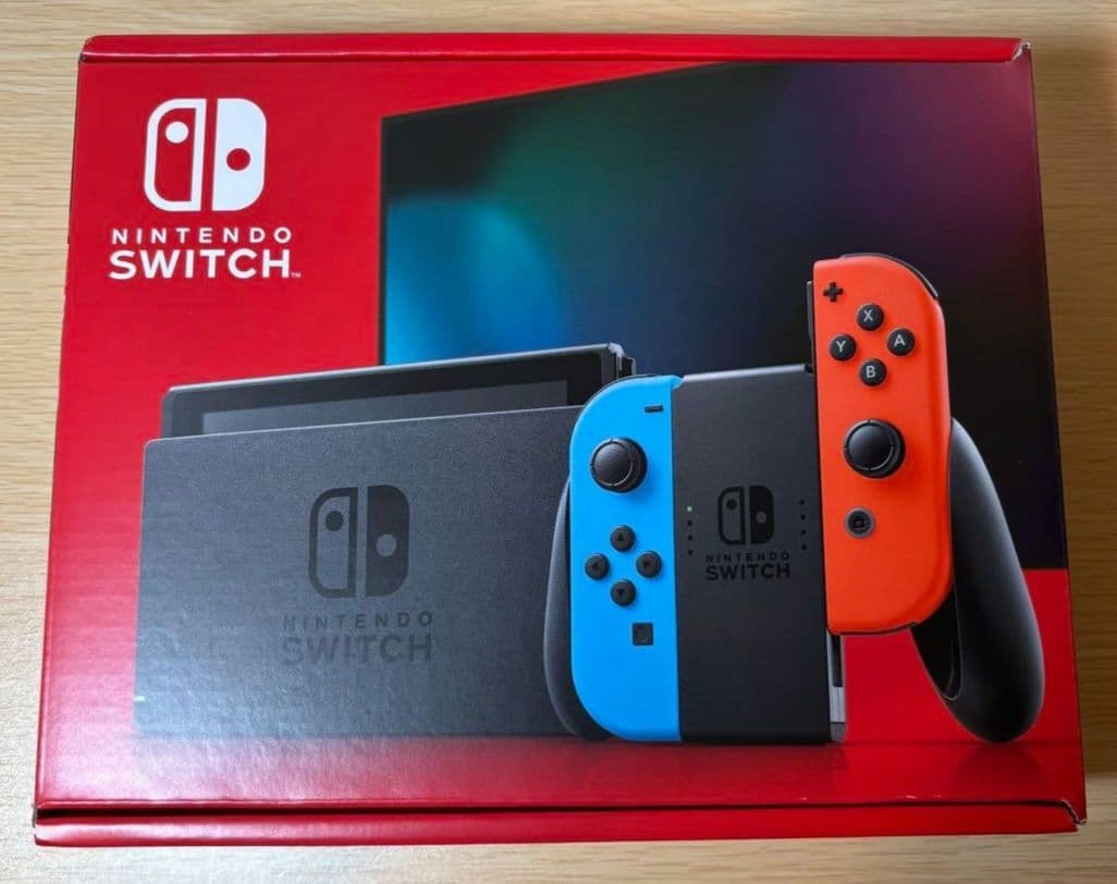 NintendoSwitch　バッテリー強化版　新品未使用 Nintendo Switch 本体 新品未使用バッテリー強化版 ネオンブルー