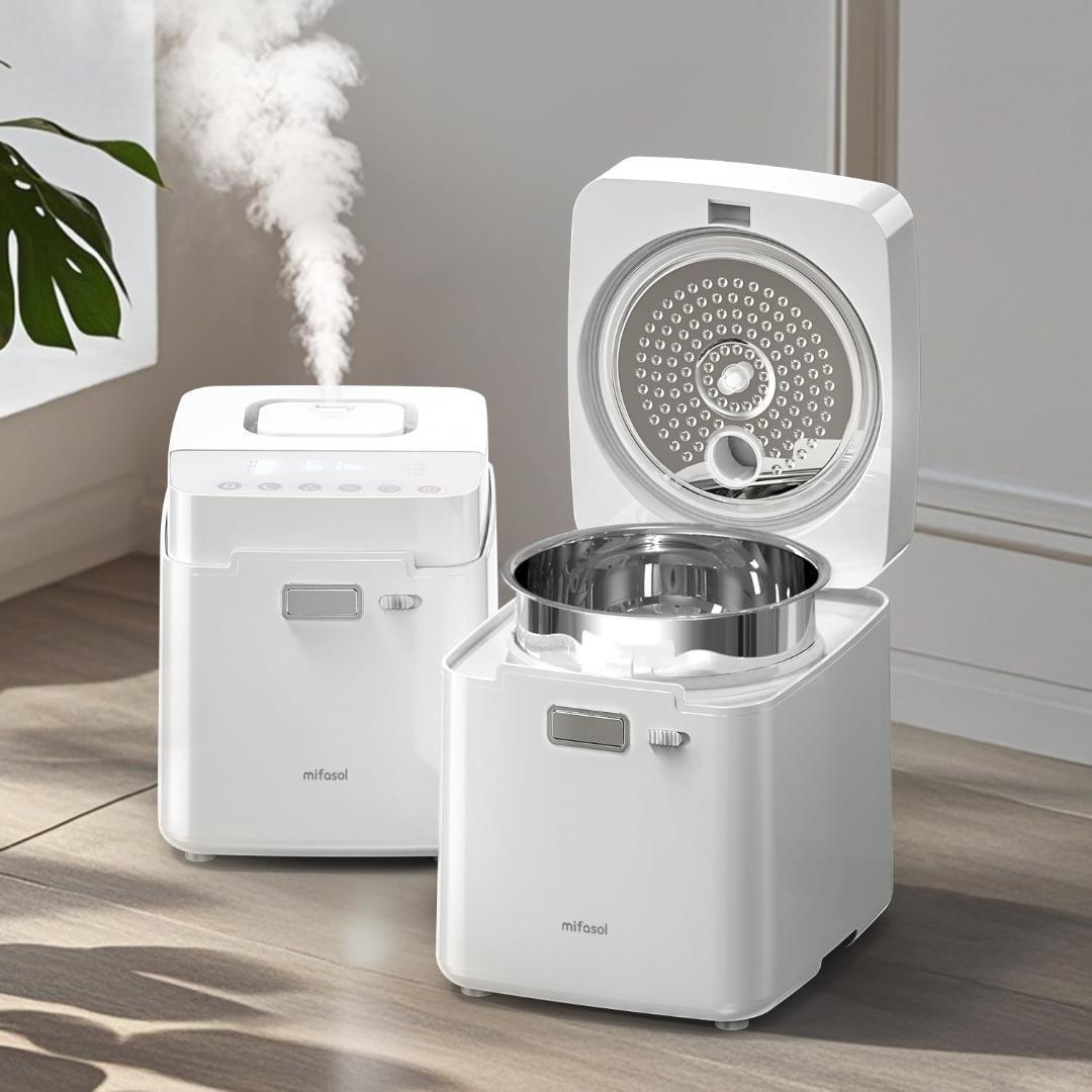 【開封済・未使用】mifasol スチーム加湿器 MFS-JSQ-01 #2 Amazon.co.jp: Mifasol 加湿器 スチーム式 加熱式 3.3L 大容量. 100
