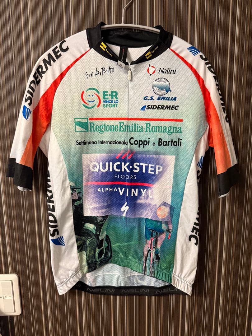 Nalini クイックステップ サイクリングジャージ Mサイズ　選手支給品 スーダル・クイックステップ プロチームユニフォーム 気持ちの良い着