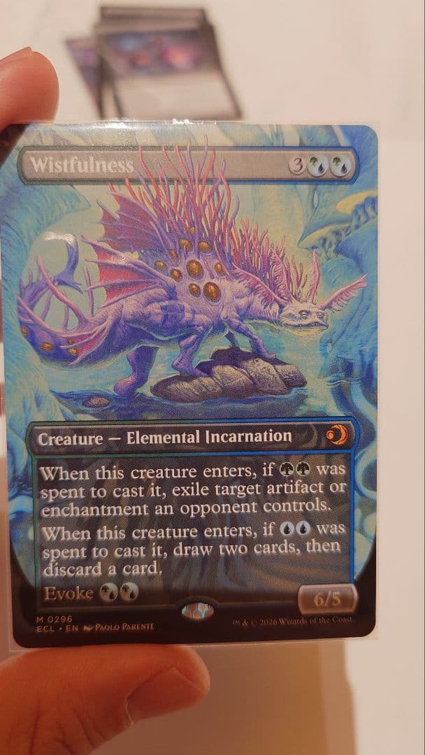 英語版 幽愁/Wistfulness ボーダーレス版 一枚 MTG ボーダーレス 幽愁/Wistfulness 英語 - メルカリ