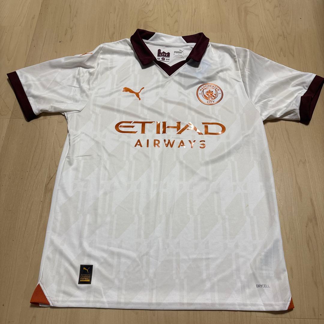 【プーマジャパン正規品】23-24 マンチェスターシティ アウェイ　ユニフォーム プーマ正規品】 マンチェスターシティ アウェイ 23/24 長袖