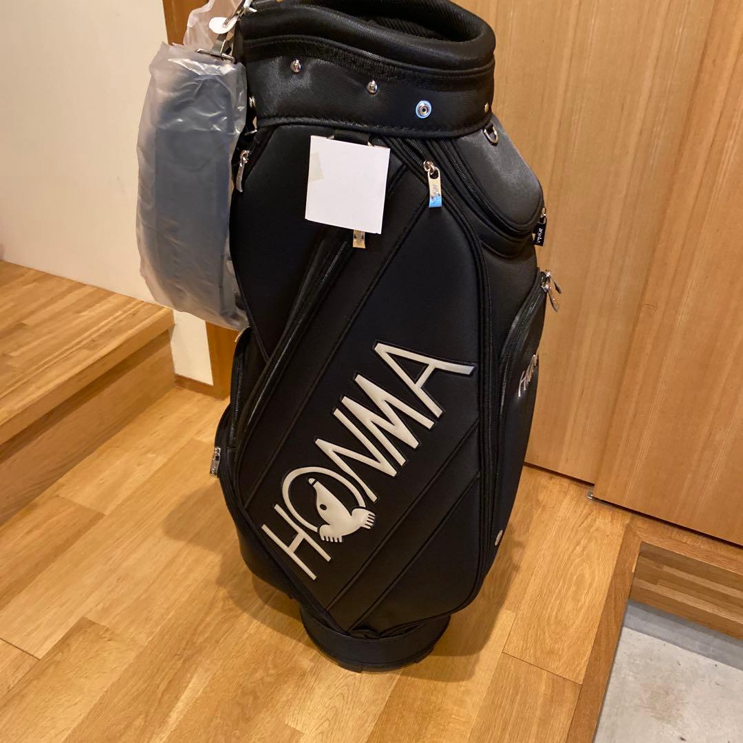 新品未使用HONMA ゴルフキャディバッグ CB52604 ブラック HONMA GOLF（本間ゴルフ） 25 CB12537 スタンダード キャディーバッグ